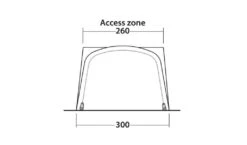 Outwell Newburg 260 Drive Away Awning -Travel And Tent 111102 newburg 260 drawing other5