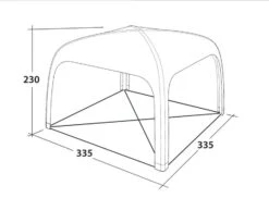 Outwell Air Shelter -Travel And Tent 111222 air shelter drawing perspective2