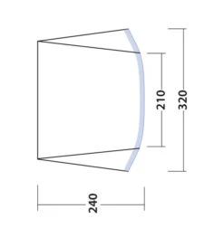 Outwell Touring Canopy Air -Travel And Tent 111253 touring canopy air drawing floorplan3