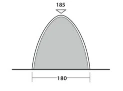 Outwell Free Standing Inner Tent L -Travel And Tent 111340 free standing inner l drawing other4