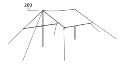 Easy Camp Tarp 4m X 4m -Travel And Tent 120329 2