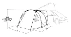 Easy Camp Shamrock Drive Away Awning -Travel And Tent 120398