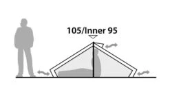 Robens Starlight 2 Tent -Travel And Tent 130259 starlight 2 drawing elevation 4