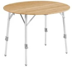 Travel And Tent 39 Outwell Custer Round Bamboo Table