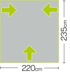 Quest Falcon 220 Poled Porch Caravan Awning -Travel And Tent a3500 7 fullsize