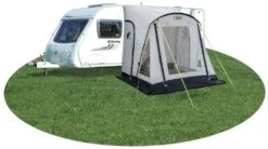 Quest Falcon 220 Poled Porch Caravan Awning -Travel And Tent a3500 fullsize