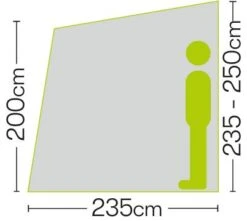 Quest Falcon 260 Poled Porch Caravan Awning -Travel And Tent a3501 6 fullsize