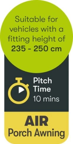 Quest Falcon Air 260 Porch Awning -Travel And Tent a3501a 9 photo 1