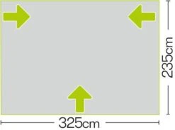 Quest Falcon Air 325 Porch Awning -Travel And Tent a3502a 7 photo