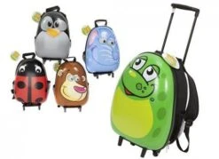 Shiny Animal Kids Travel Case On Wheels -Travel And Tent animal case