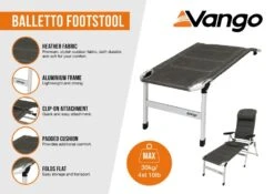 Vango Balletto Footstool -Travel And Tent balletto footstool