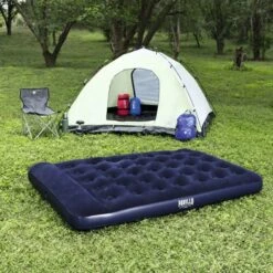 Bestway Double Easy Inflate Flocked Airbed 7 Bestway Double Easy Inflate Flocked Airbed -Travel And Tent bw67225 single easy inflate flocked airbed 6
