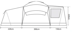 Outdoor Revolution Camp Star 1200 Air Tent Bundle (2022) -Travel And Tent campstar 1200 3