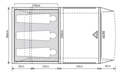 Outdoor Revolution Camp Star 350 Air Tent Bundle (2022) -Travel And Tent campstar 350 2 1
