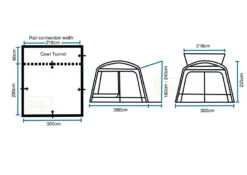 Outdoor Revolution Cayman Classic Low/Mid Drive Away Awning -Travel And Tent cayamn