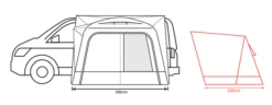 Outdoor Revolution Cayman Air Mid Drive Away Awning -Travel And Tent cayman air 3 2