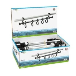 Bo-Camp Coat Rack - 7 Hooks -Travel And Tent coat hooks 1