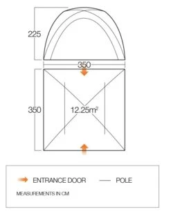 Vango Danu Hub -Travel And Tent danu hub floorplan 01