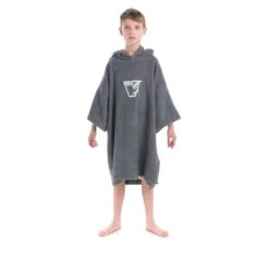 Junior Changing Dry Robe, Rock Grey -Travel And Tent dsc08768
