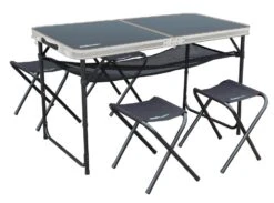 Outdoor Revolution Capri Aluminium Picnic Table And Stool Set