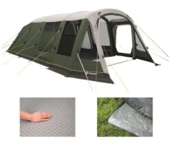 Travel And Tent 17 Outwell Knightdale 8PA Air Tent Package