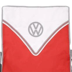Volkswagen Red Campervan Folding Low Camping Chair -Travel And Tent ol0192 vw low folding chair red 3 99a111