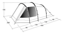 Outwell Dash 4 Tent -Travel And Tent outwell dash4 tent dimensions