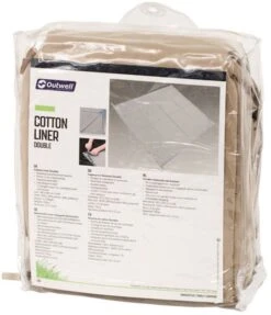 Outwell Cotton Double Sleeping Bag Liner -Travel And Tent outwell double sleeping liner