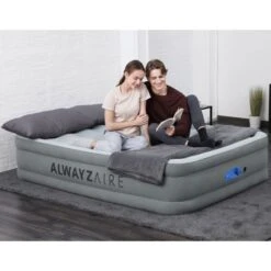 Bestway AlwayzAire Queen Airbed Built-In Dual Pump -Travel And Tent queen alwayzaire airbed4