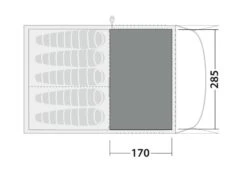 Robens Wolf Moon 5XP Carpet (285cm X 170cm) -Travel And Tent robens wolf carpet