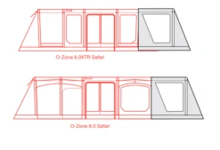 Outdoor Revolution Ozone Safari Front Porch Extension -Travel And Tent safari 3