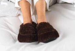 Cozy Plush Warmies Heatable Slippers -Travel And Tent slippers 6