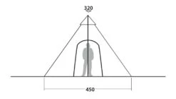 Robens Kiowa Tipi Tent -Travel And Tent standing head height