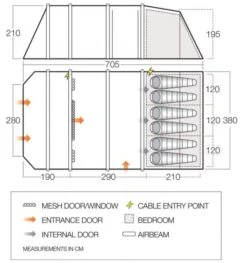 Vango Stargrove II Air TC 600XL Tent -Travel And Tent stargrove ii air tc 600xl