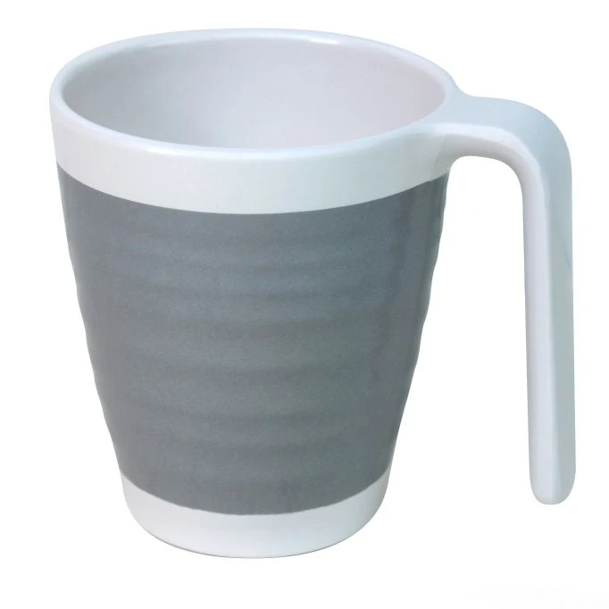 Outdoor Revolution Premium 4pc Melamine Grey Mug Set 2 Outdoor Revolution Premium 4pc Melamine Grey Mug Set - Image 2