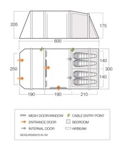 Travel And Tent -Travel And Tent vango 2023 tents floorplan stargrove air 450
