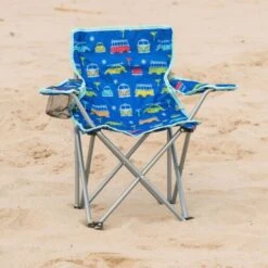 Volkswagen Kids Blue Camping Chair -Travel And Tent vw kids chair 6 min