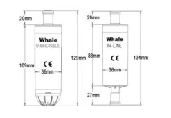 Whale Hi-Flow Submersible Pump - GP1652 -Travel And Tent whale premium sub pump diagram 1